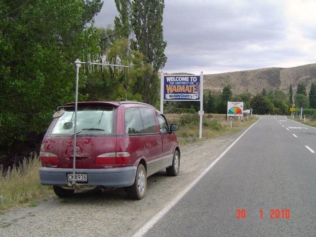 Hakatarmea near Kurow ..  working Mt Studholme repeater and Branch 34 for ZL2ADN